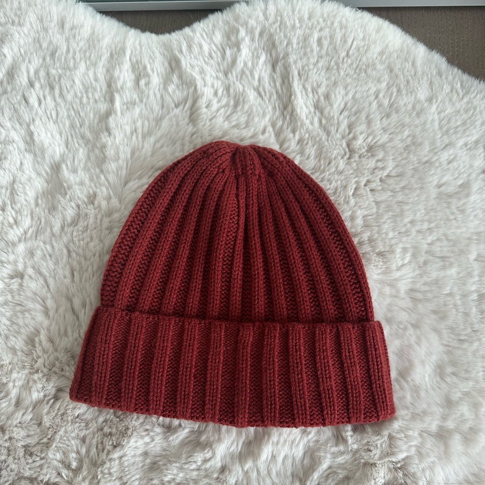COPY - Muji wool ribbed beanie